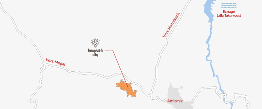 Plan de situation taayoush city